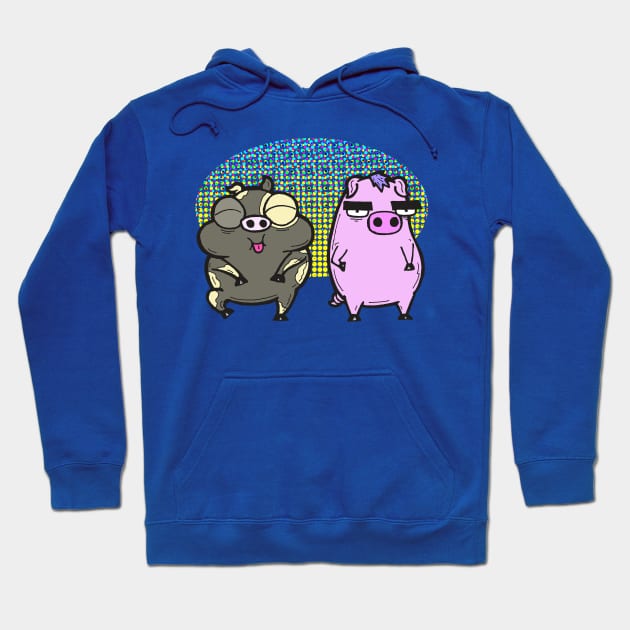 Cash Grab Pigs! Hoodie by calavara